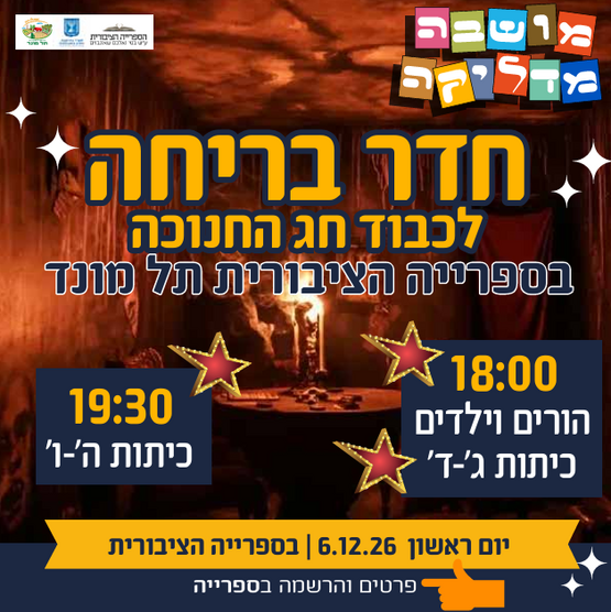 תמונת מופע: חדר בריחה לכבוד חג החנוכה